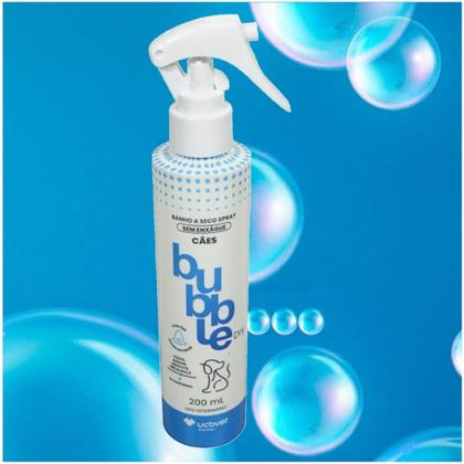 Imagem de Banho a seco bubble dry spray 200ml para cães kit com 5