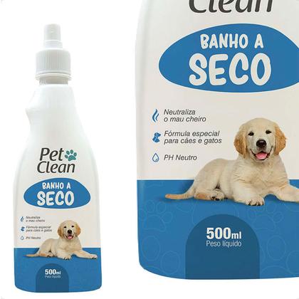 Imagem de Banho a Seco Pet Clean Liquido para Cães e Gatos - 500ml