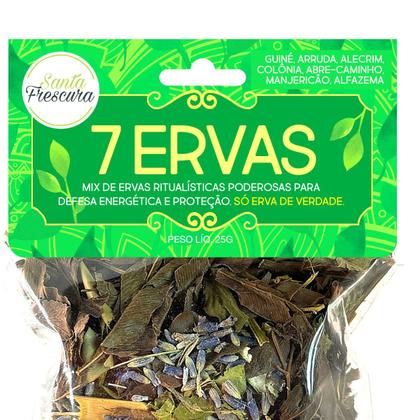 Imagem de Banho De 7 Ervas Descarrego Forte Completo Proteção Espiritual Limpeza Amor Kit