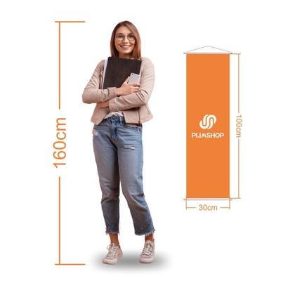 Imagem de Banner Costureira Costura Lona 100X30Cm