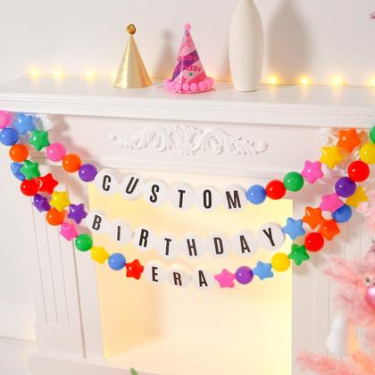 Imagem de Banner de festa STARBOLO My Birthday Era com 134 peças de decoração