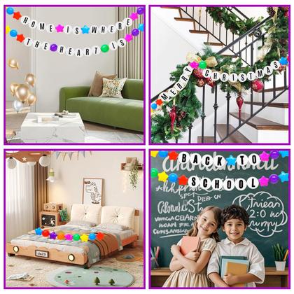 Imagem de Banner de festa STARBOLO My Birthday Era com 134 peças de decoração