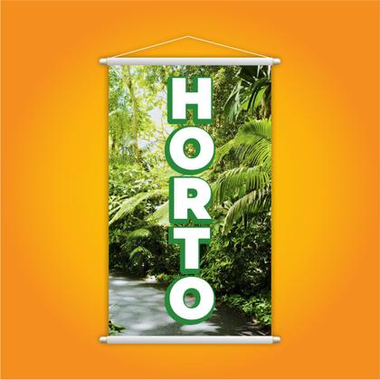 Imagem de Banner Horto Natureza Plantas Flora Nativa Lona 80x50cm