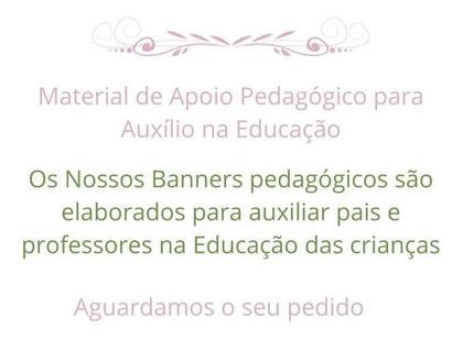 Imagem de Banner Pedagógico Sílabas Silabário Complexo Didático Escolar