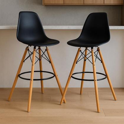 Imagem de Banqueta Alta Charles Eames Eiffel 133BPP