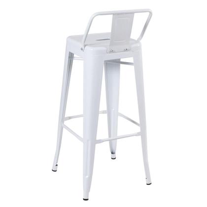 Imagem de Banqueta alta Iron Tolix com encosto - 76 cm -