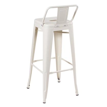 Imagem de Banqueta alta Iron Tolix com encosto - 76 cm -