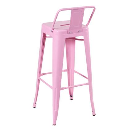 Imagem de Banqueta alta Iron Tolix com encosto - 76 cm -