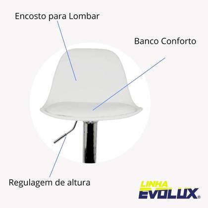 Imagem de Banqueta Banco Eiffel Preta Design Moderno Conforto e Sofisticação para Ambientes Cozinha Churrasqueira Sala