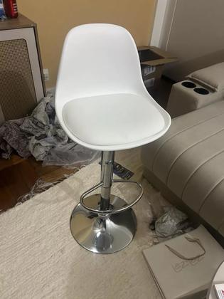 Imagem de Banqueta Banco Eiffel Preta Design Moderno Conforto e Sofisticação para Ambientes Cozinha Churrasqueira Sala