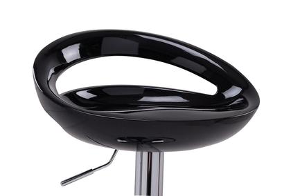 Imagem de Banqueta Bar Meia Lua Preta