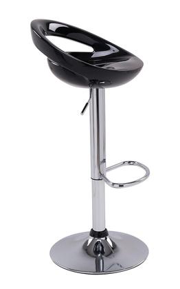 Imagem de Banqueta Bar Meia Lua Preta