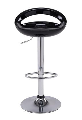 Imagem de Banqueta Bar Meia Lua Preta