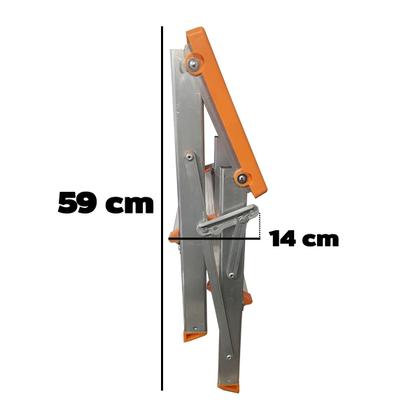 Imagem de Banqueta de Alumínio Bilateral 2 Degraus