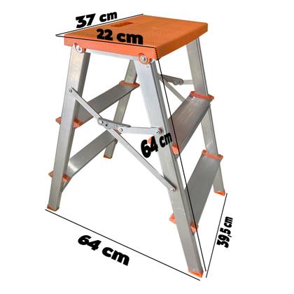 Imagem de Banqueta de Alumínio Bilateral 3 Degraus