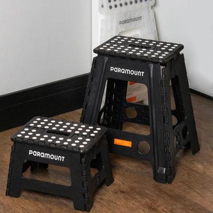 Imagem de Banqueta De Plástico Dobrável 220mm Reforçada Com Alça 150KG