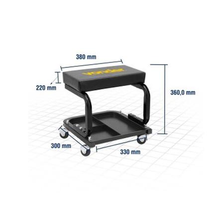 Imagem de Banqueta Fixa para Mecânico 36cm Vonder 3579110000