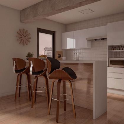 Banqueta Giratória Helmond Preta - Mobly Imagem de Banqueta Giratória Helmond Preta