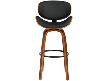 Imagem de Banqueta Média de Madeira Giratória Preta Otello DSG-005
