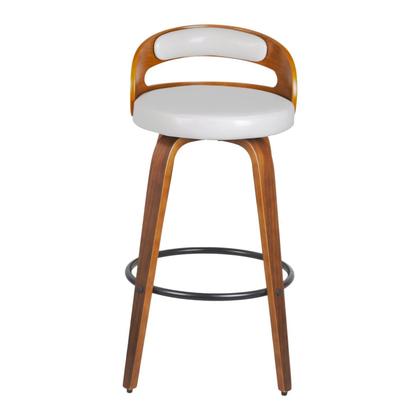 Imagem de Banqueta para Cozinha Alta Giratória Madeira Roma Rivatti