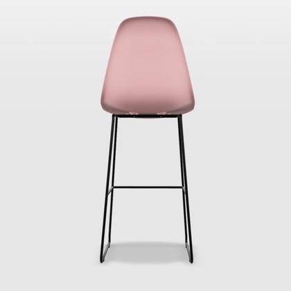 Imagem de Banqueta para Sala de Jantar em Aço Eames PP Rosa