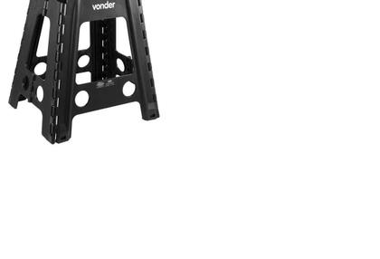 Imagem de Banqueta Plast Dobravel 450Mm Preta Vonder