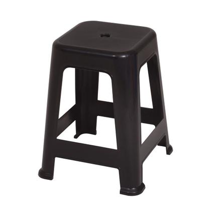 Imagem de Banqueta Plastica Preta Mor 