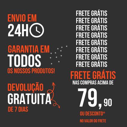 Imagem de Banqueta plástica reforçada adulto + leve e compacta preta