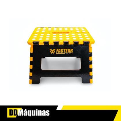 Imagem de Banqueta Portátil Dobrável Com Alça Multiuso 22cm Capacidade 150kg