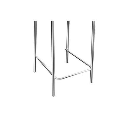 Imagem de Banqueta Sala de Jantar Gênova 1B705CR 4 Un Cromado/Courano Branco - Kappesberg