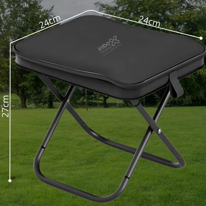 Imagem de Banquinho Banqueta Banco Portatil Dobravel Camping Pesca