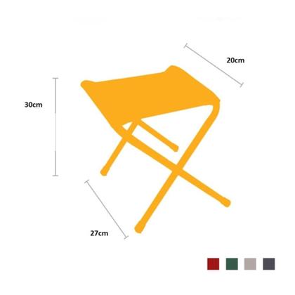 Imagem de Banquinho dobravel banqueta para camping banco cadeira assento portatil  praia e pesca