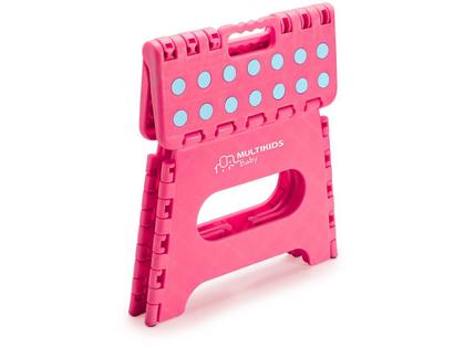 Imagem de Banquinho Multiuso Dobrável Flop Rosa Multikids Baby - BB1010