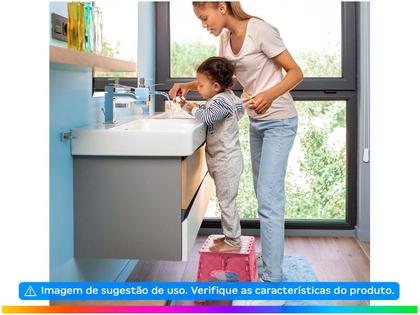 Imagem de Banquinho Multiuso Dobrável Flop Rosa Multikids Baby - BB1010