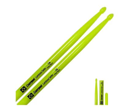 Imagem de Baqueta liverpool luminous 7a neon verde