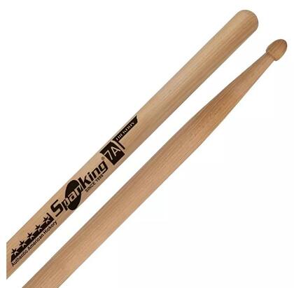 Imagem de Baqueta Spanking 7A Ponta de Madeira Natural Hickory
