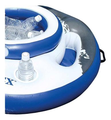 Imagem de Bar Cooler Inflável Flutuante Refrigerador Para Piscina 24 Latas Boia