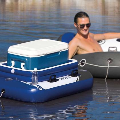Imagem de Bar Flutuante Cooler Boia Inflável Piscinas Intex 72 Latas