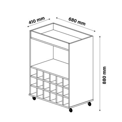Imagem de Bar Leblon Cor Off White