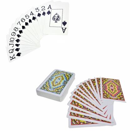 Imagem de Baralho 100% Plástico Jogo De Cartas Profissional