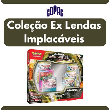 Imagem de Baralho Batalha de Liga Dragapult Ex Pokémon 60 Cartas Copag TCG Original Cards Jogo Coleção