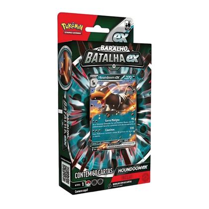 Imagem de Baralho batalha ex pokemon houndoom ex 60 cartas 290 41140