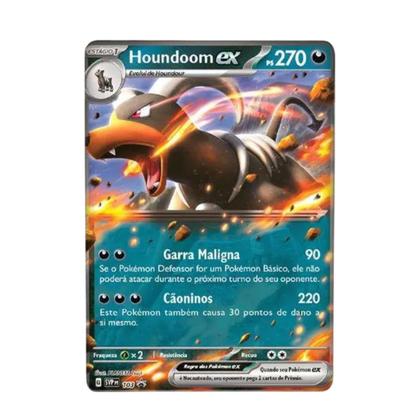 Imagem de Baralho batalha ex pokemon houndoom ex 60 cartas 290 41140