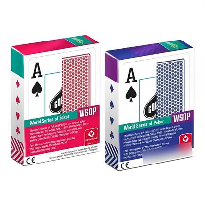 Imagem de Baralho Cartas p/ Jogar World Series Of Poker - Poker Size Ng Sortido e Unitário Copag - 31604
