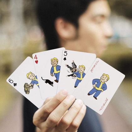 Imagem de Baralho de cartas Deck Fallout Vault Boy Perks 52 cartas