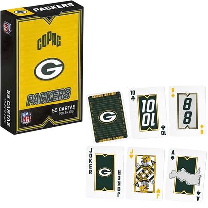 Imagem de Baralho de Cartas NFL Green Bay Packers 55 Cartas Copag