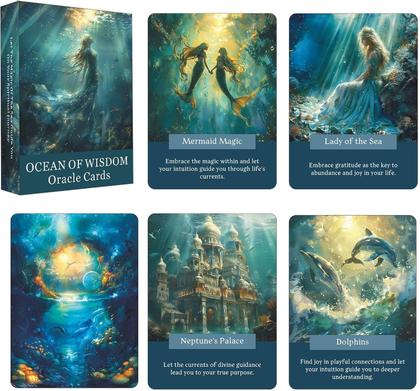 Imagem de Baralho de Cartas Oracle GZSYXHJYXGS Ocean of Wisdom Under The Sea