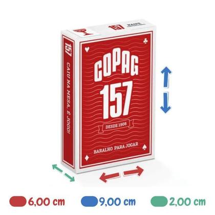 Imagem de Baralho de Cartas para Jogar 157 Copag