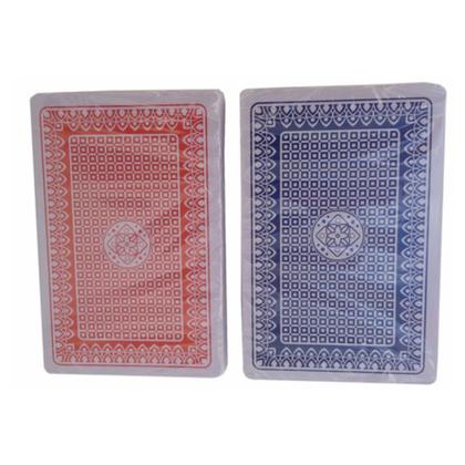 Imagem de Baralho Duplo 100% Plástico 108 Cartas Prova D'água Estojo
