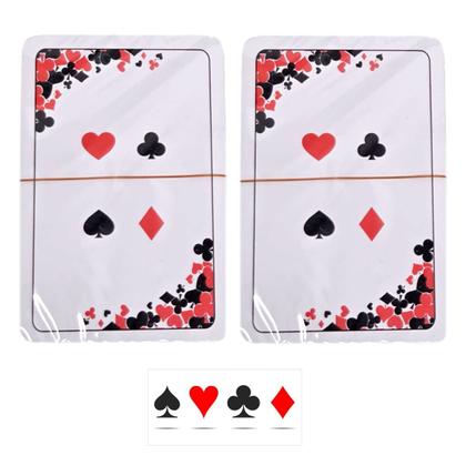 Imagem de Baralho Duplo 100% Plástico Estojo Com 108 Cartas Laváveis